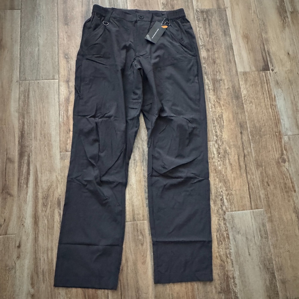 Rapoo Mens Hiking Pants Lightweight Water Resistant 34W x 34L Gray  New‎